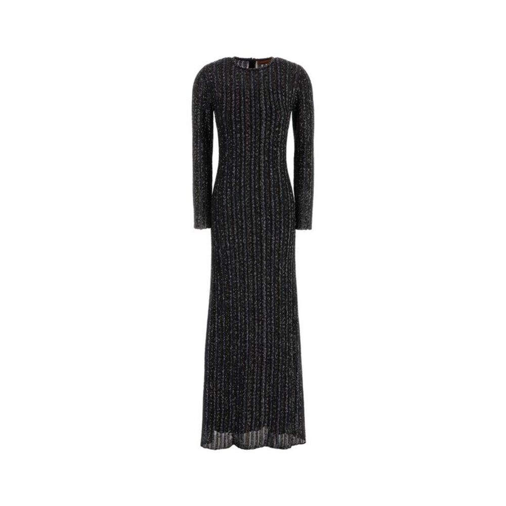 Missoni Women Embroidered Stretch Knit Long Dress